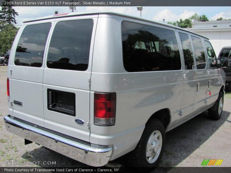 Silver Metallic / Medium Flint 2008 Ford E Series Van E150 XLT Passenger