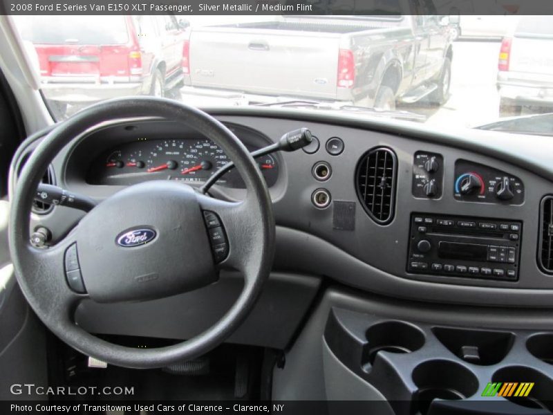Silver Metallic / Medium Flint 2008 Ford E Series Van E150 XLT Passenger