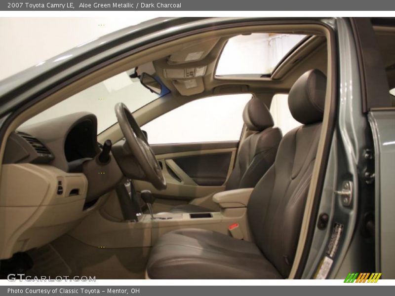 Aloe Green Metallic / Dark Charcoal 2007 Toyota Camry LE