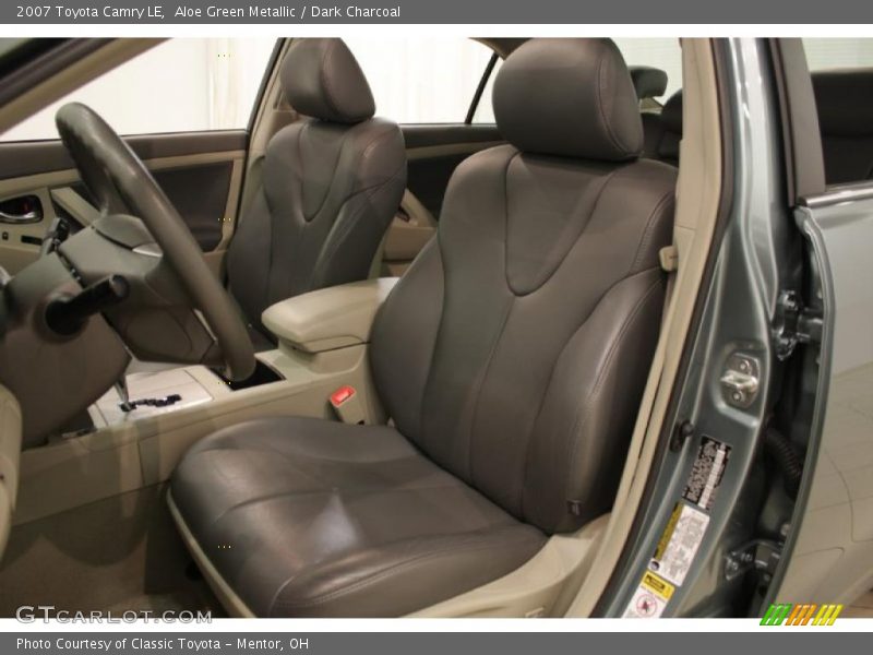 Aloe Green Metallic / Dark Charcoal 2007 Toyota Camry LE