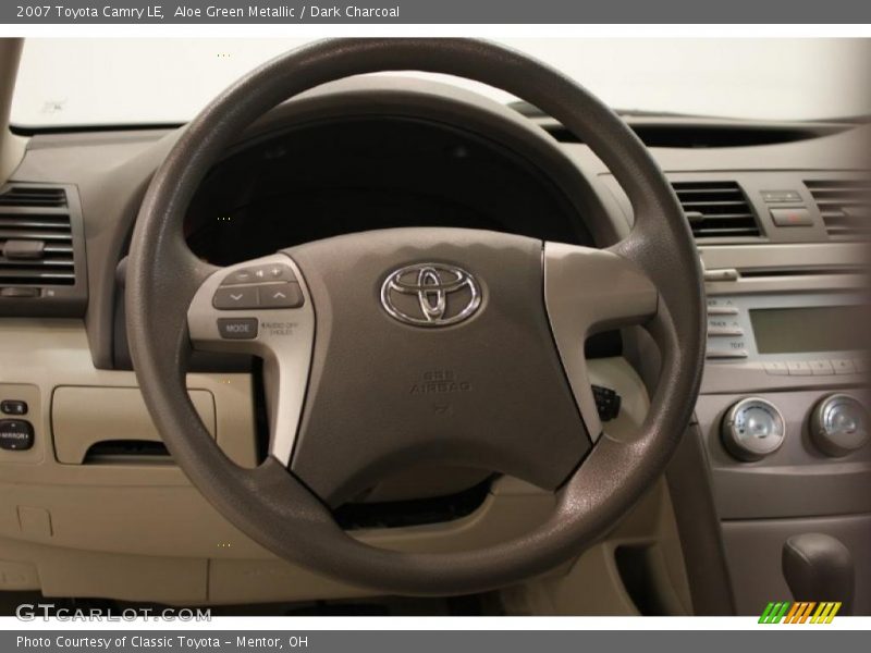 Aloe Green Metallic / Dark Charcoal 2007 Toyota Camry LE