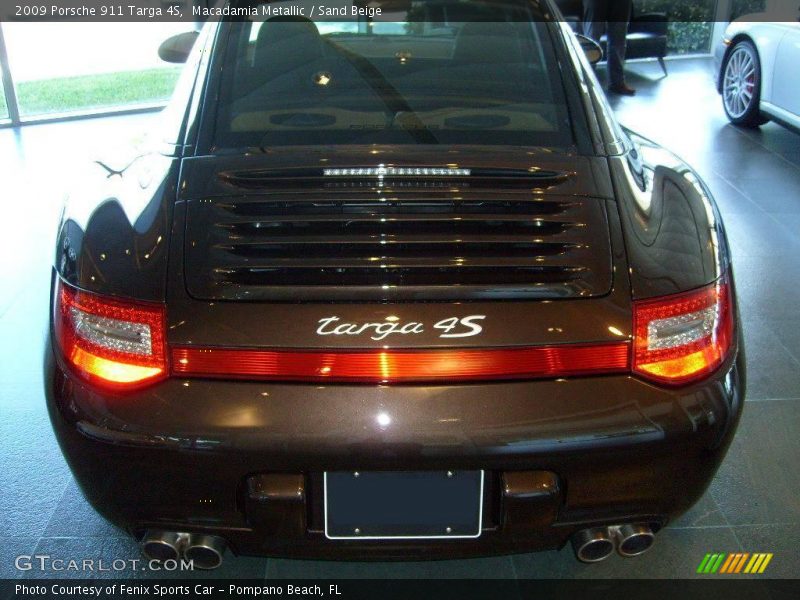 Macadamia Metallic / Sand Beige 2009 Porsche 911 Targa 4S