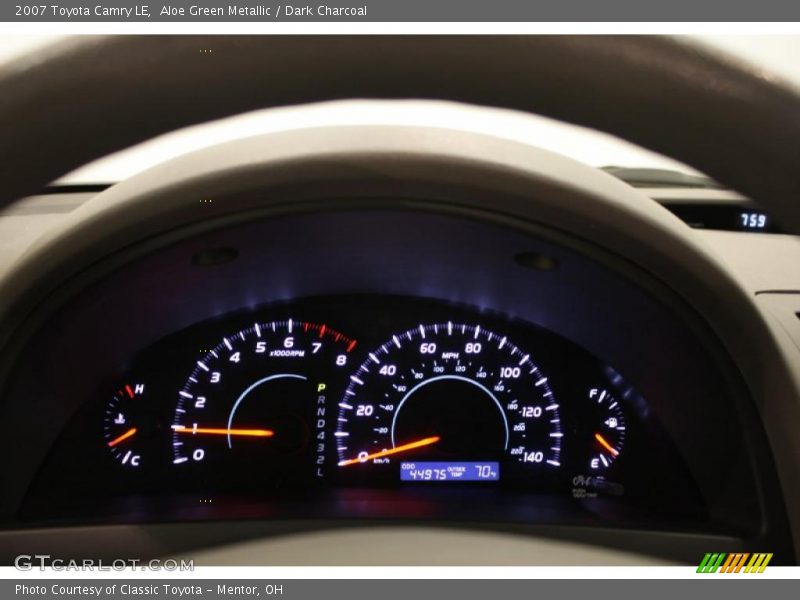 Aloe Green Metallic / Dark Charcoal 2007 Toyota Camry LE