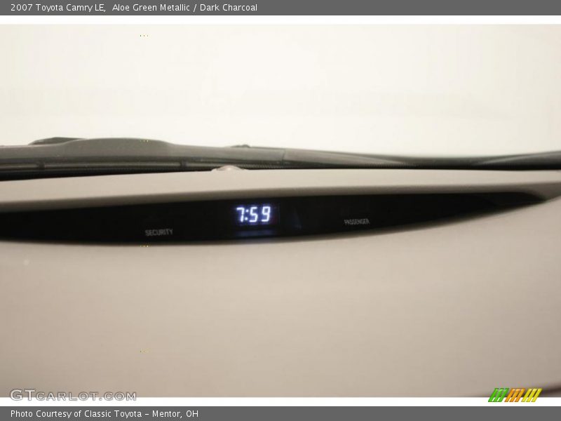 Aloe Green Metallic / Dark Charcoal 2007 Toyota Camry LE