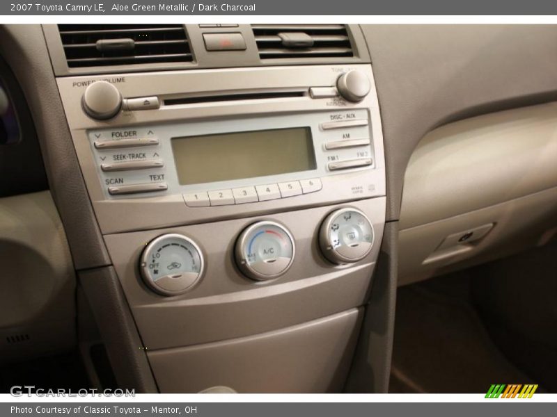 Aloe Green Metallic / Dark Charcoal 2007 Toyota Camry LE
