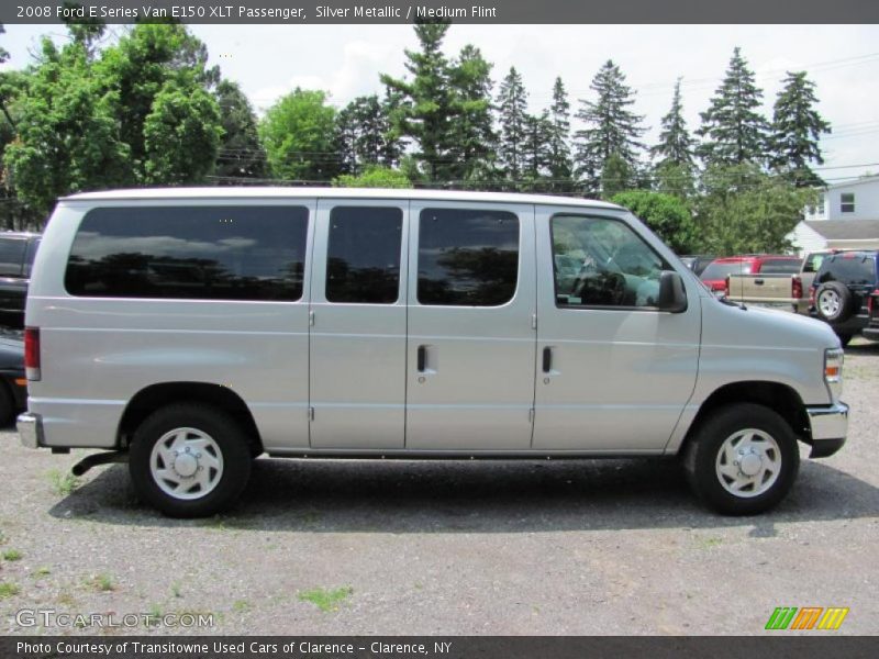 Silver Metallic / Medium Flint 2008 Ford E Series Van E150 XLT Passenger
