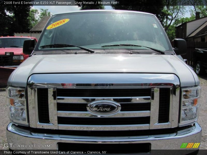 Silver Metallic / Medium Flint 2008 Ford E Series Van E150 XLT Passenger