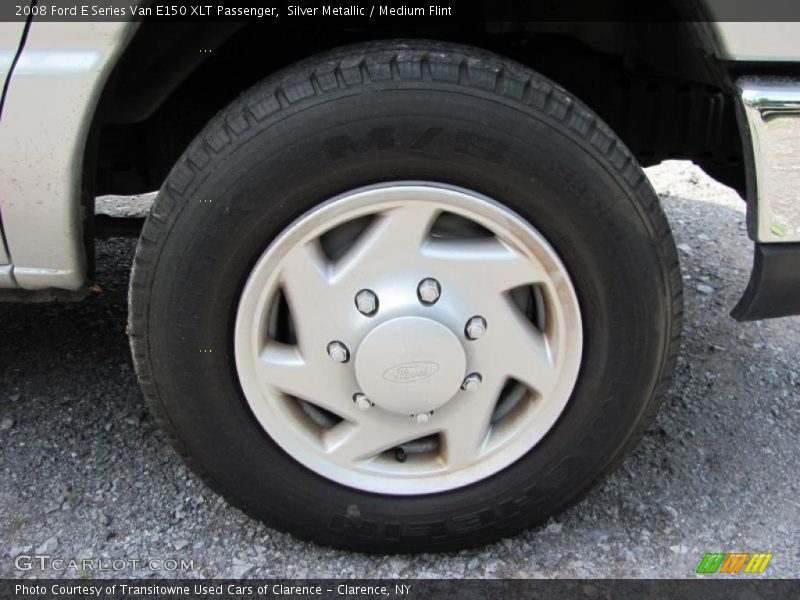 Silver Metallic / Medium Flint 2008 Ford E Series Van E150 XLT Passenger