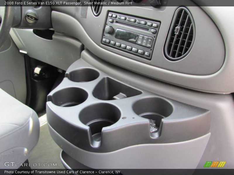 Silver Metallic / Medium Flint 2008 Ford E Series Van E150 XLT Passenger