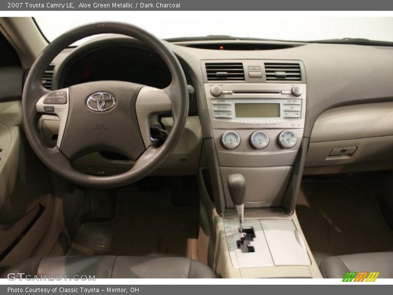 Aloe Green Metallic / Dark Charcoal 2007 Toyota Camry LE
