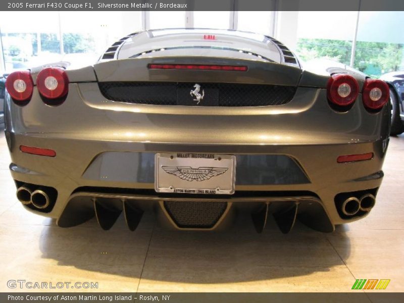 Silverstone Metallic / Bordeaux 2005 Ferrari F430 Coupe F1
