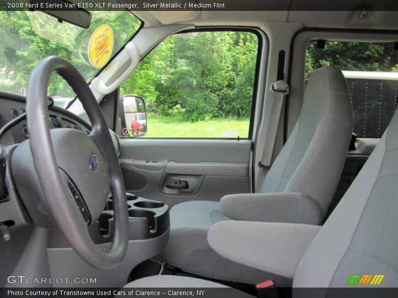 Silver Metallic / Medium Flint 2008 Ford E Series Van E150 XLT Passenger
