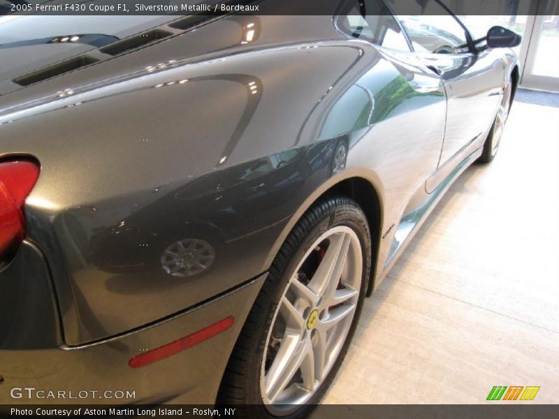 Silverstone Metallic / Bordeaux 2005 Ferrari F430 Coupe F1