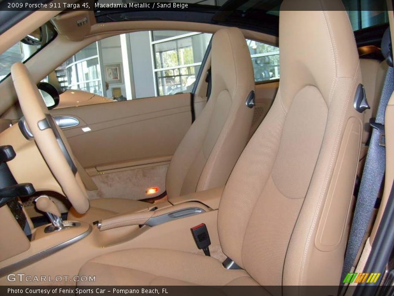 Macadamia Metallic / Sand Beige 2009 Porsche 911 Targa 4S