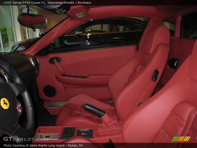 Silverstone Metallic / Bordeaux 2005 Ferrari F430 Coupe F1
