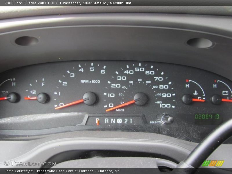 Silver Metallic / Medium Flint 2008 Ford E Series Van E150 XLT Passenger