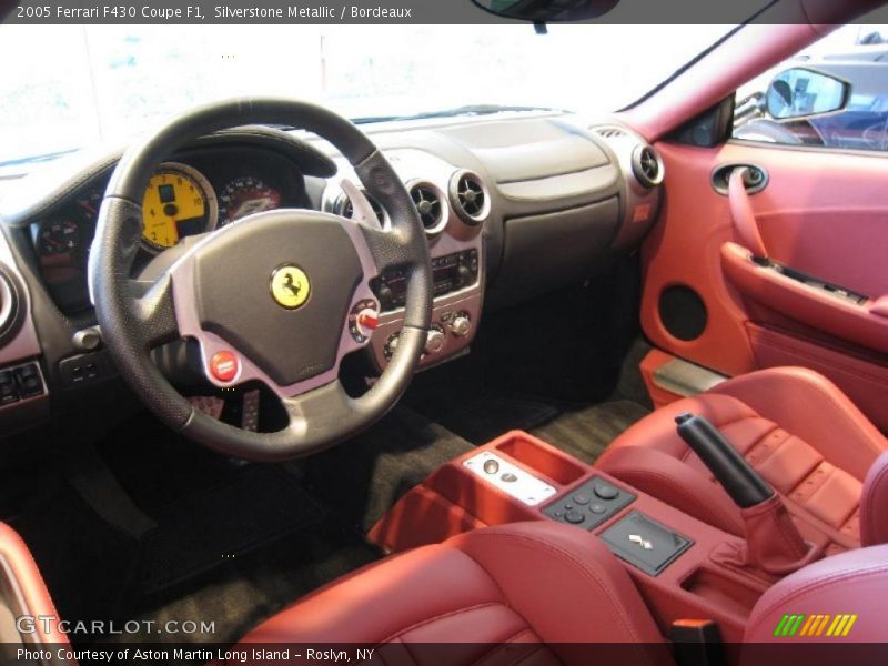 Silverstone Metallic / Bordeaux 2005 Ferrari F430 Coupe F1