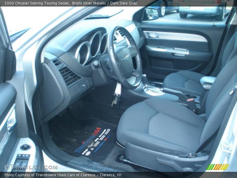 Bright Silver Metallic / Dark Slate Gray 2009 Chrysler Sebring Touring Sedan