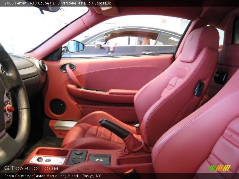 Silverstone Metallic / Bordeaux 2005 Ferrari F430 Coupe F1