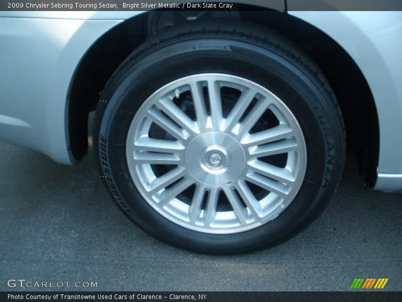 Bright Silver Metallic / Dark Slate Gray 2009 Chrysler Sebring Touring Sedan