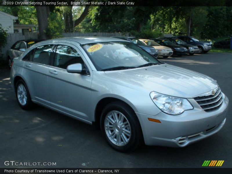 Bright Silver Metallic / Dark Slate Gray 2009 Chrysler Sebring Touring Sedan