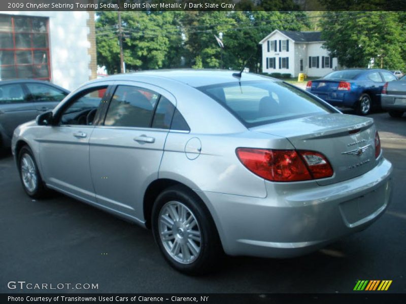 Bright Silver Metallic / Dark Slate Gray 2009 Chrysler Sebring Touring Sedan