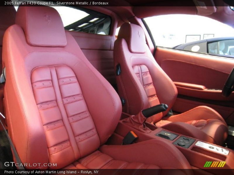 Silverstone Metallic / Bordeaux 2005 Ferrari F430 Coupe F1