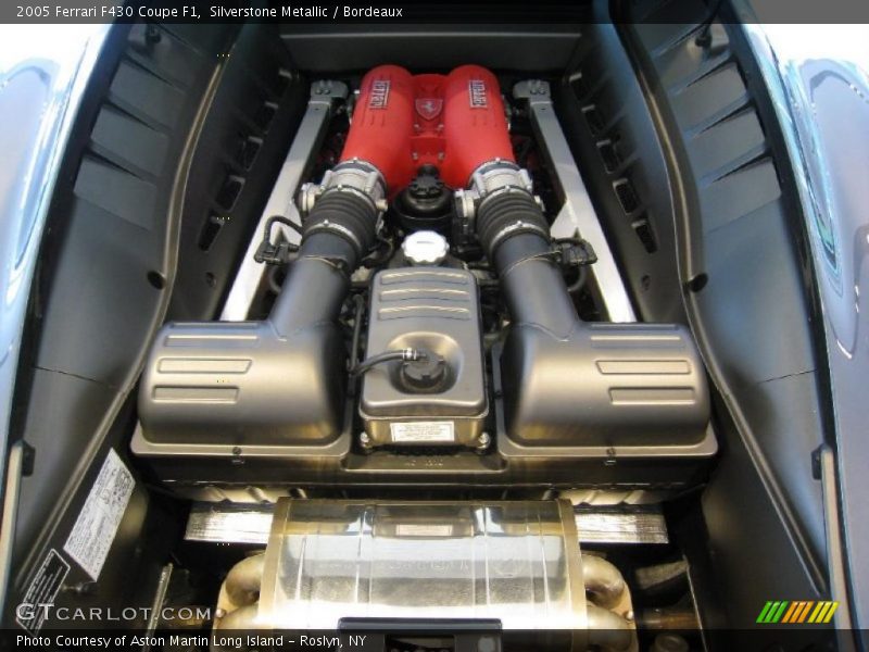Silverstone Metallic / Bordeaux 2005 Ferrari F430 Coupe F1