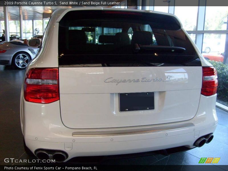 Sand White / Sand Beige Full Leather 2009 Porsche Cayenne Turbo S