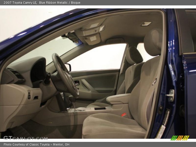 Blue Ribbon Metallic / Bisque 2007 Toyota Camry LE