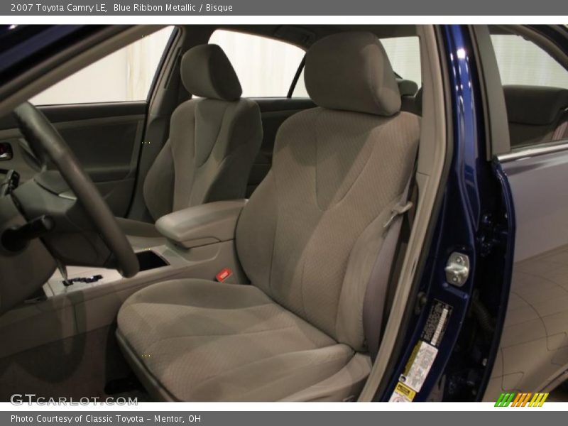 Blue Ribbon Metallic / Bisque 2007 Toyota Camry LE