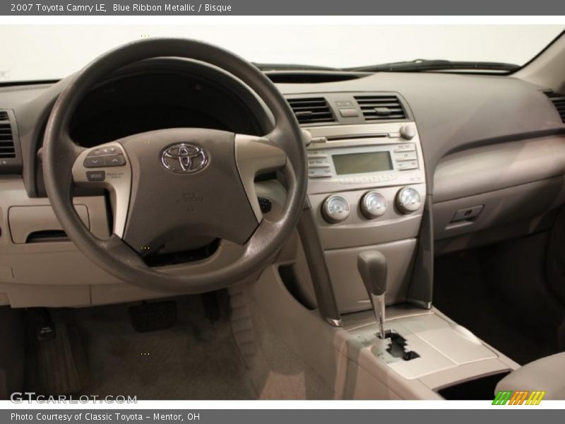 Blue Ribbon Metallic / Bisque 2007 Toyota Camry LE