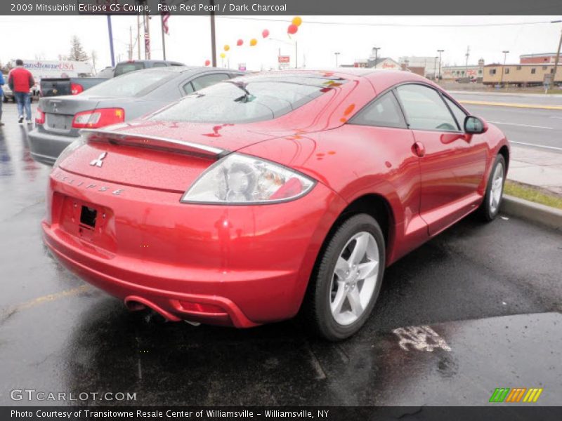Rave Red Pearl / Dark Charcoal 2009 Mitsubishi Eclipse GS Coupe