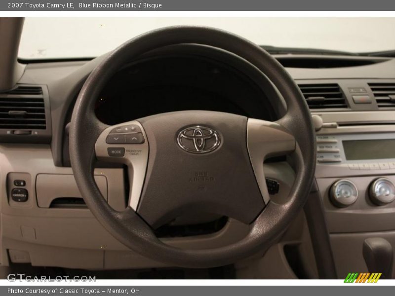 Blue Ribbon Metallic / Bisque 2007 Toyota Camry LE