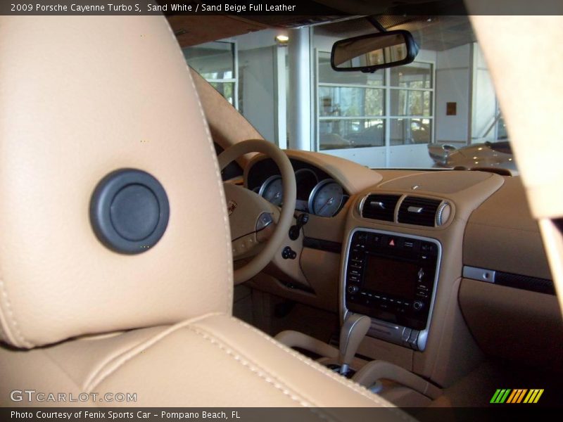 Sand White / Sand Beige Full Leather 2009 Porsche Cayenne Turbo S