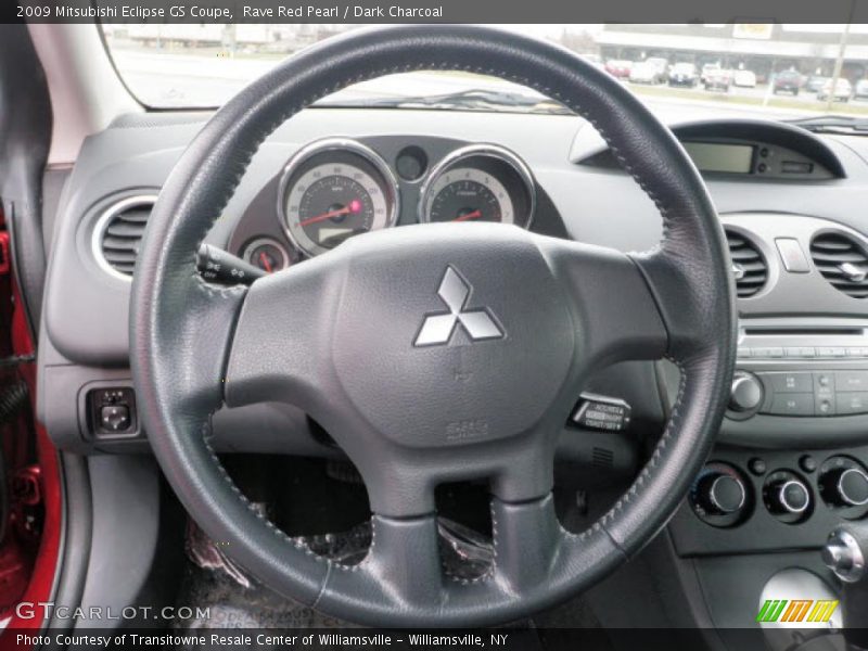 Rave Red Pearl / Dark Charcoal 2009 Mitsubishi Eclipse GS Coupe