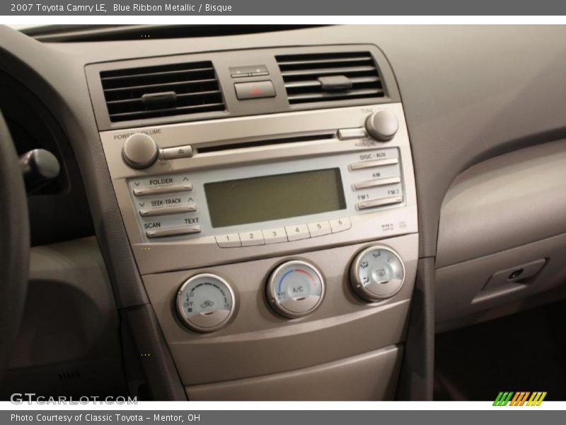Blue Ribbon Metallic / Bisque 2007 Toyota Camry LE