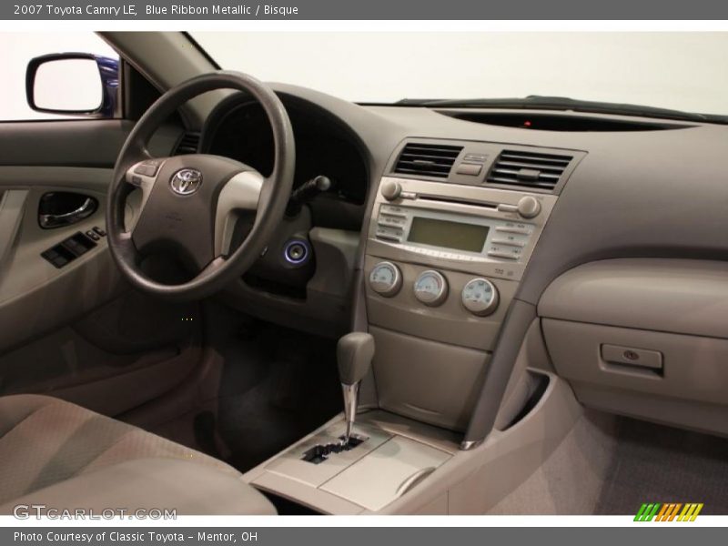 Blue Ribbon Metallic / Bisque 2007 Toyota Camry LE