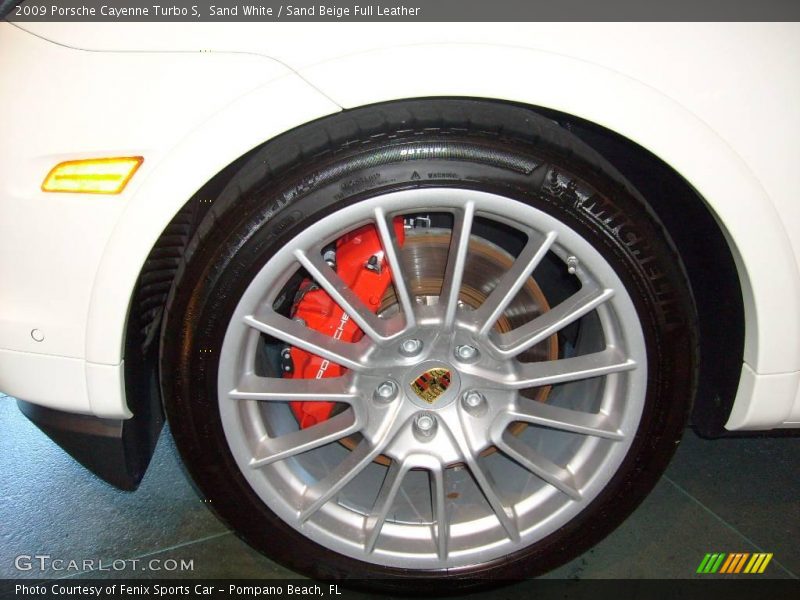Sand White / Sand Beige Full Leather 2009 Porsche Cayenne Turbo S