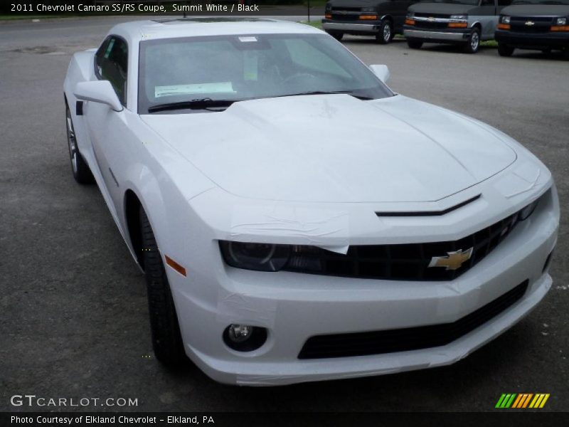 Summit White / Black 2011 Chevrolet Camaro SS/RS Coupe