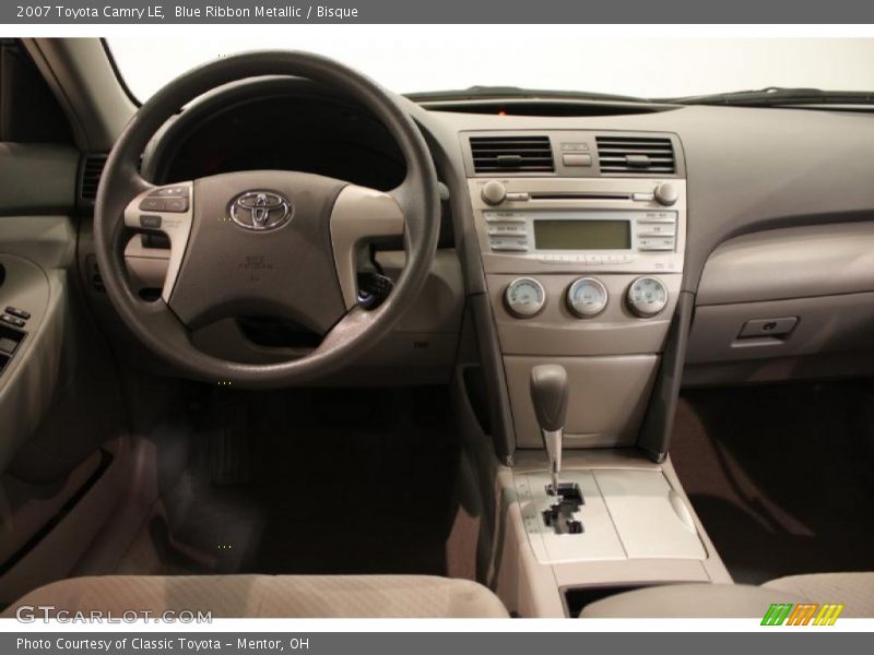 Blue Ribbon Metallic / Bisque 2007 Toyota Camry LE