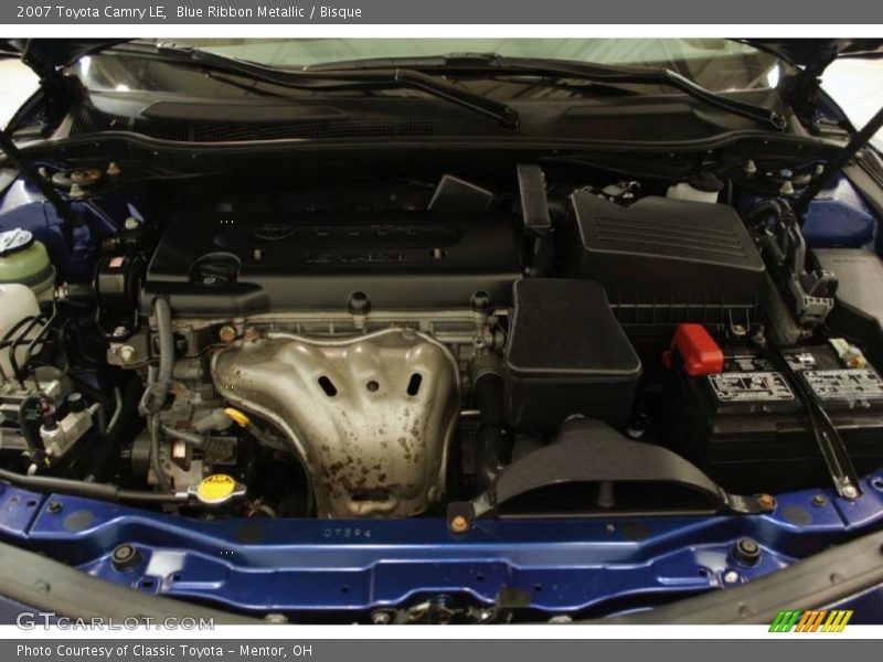 Blue Ribbon Metallic / Bisque 2007 Toyota Camry LE