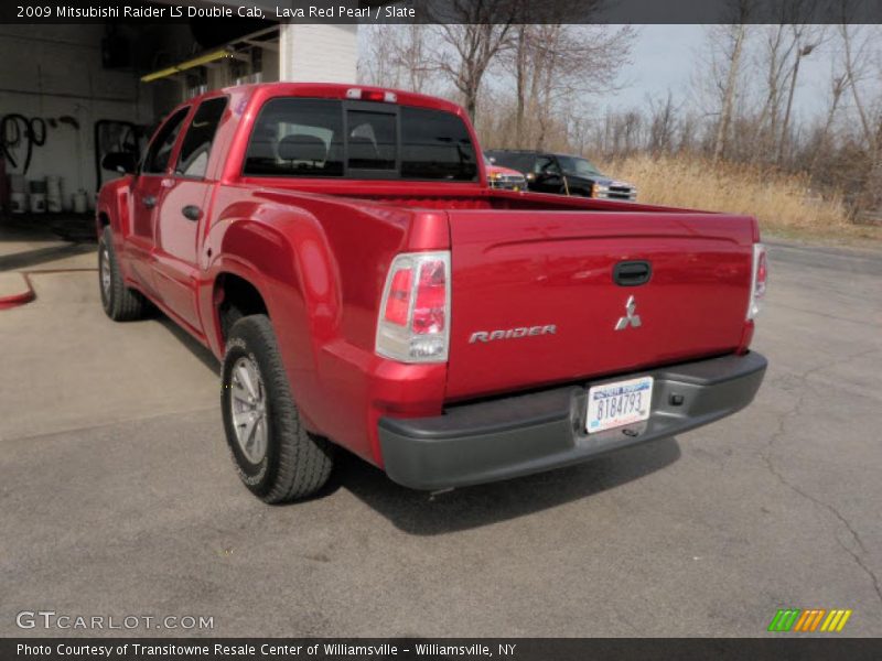 Lava Red Pearl / Slate 2009 Mitsubishi Raider LS Double Cab