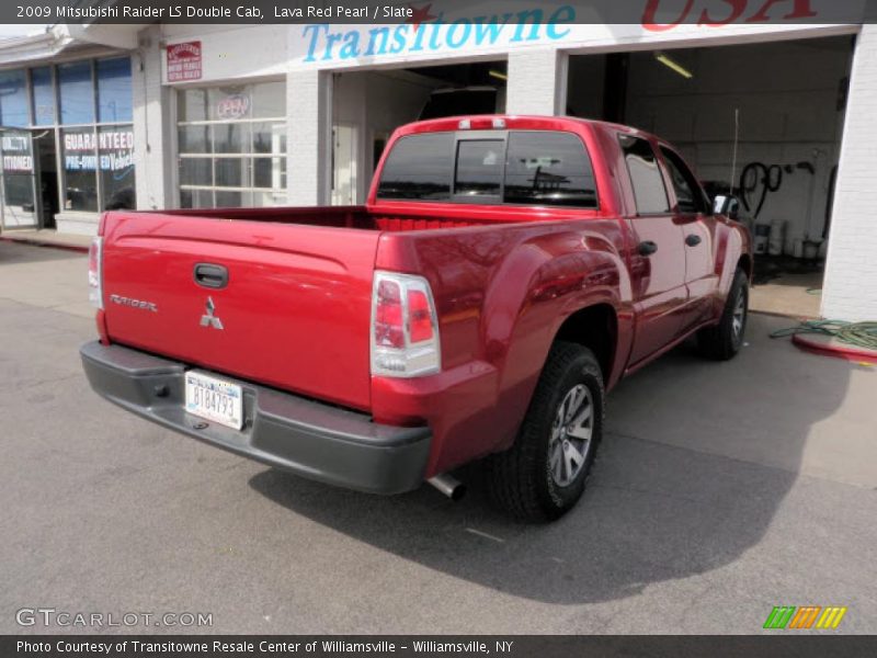 Lava Red Pearl / Slate 2009 Mitsubishi Raider LS Double Cab