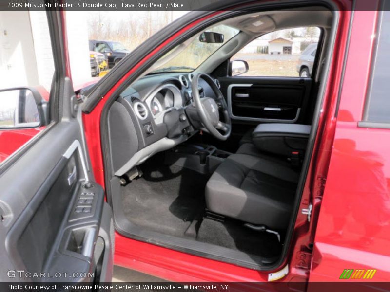 Lava Red Pearl / Slate 2009 Mitsubishi Raider LS Double Cab