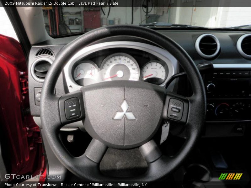 Lava Red Pearl / Slate 2009 Mitsubishi Raider LS Double Cab