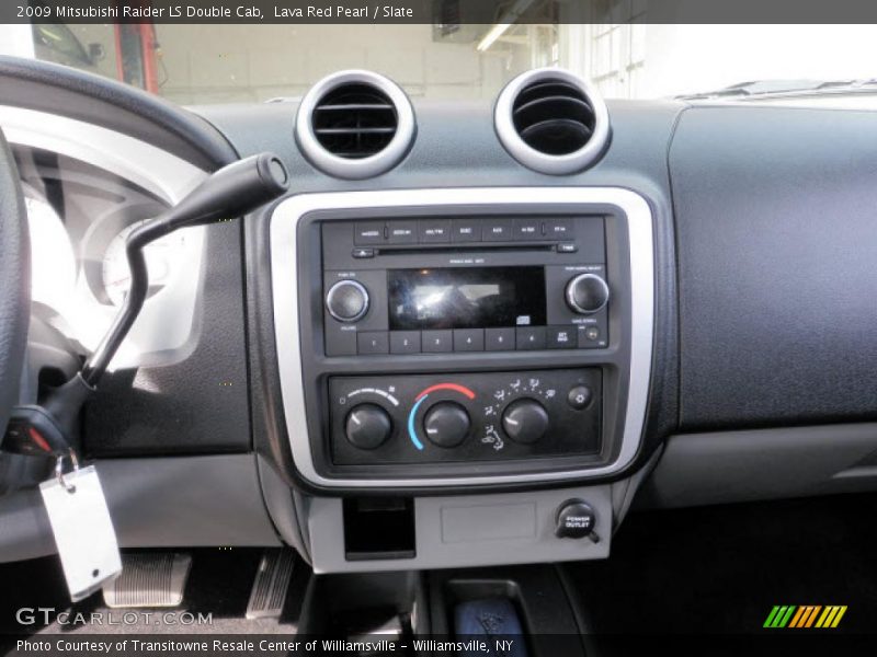 Lava Red Pearl / Slate 2009 Mitsubishi Raider LS Double Cab