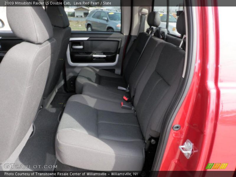 Lava Red Pearl / Slate 2009 Mitsubishi Raider LS Double Cab