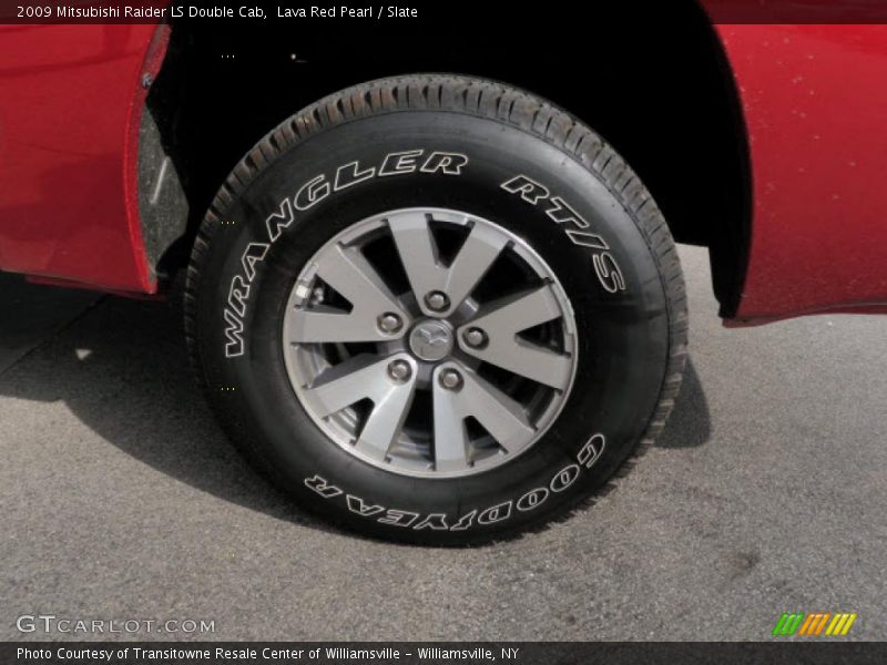 Lava Red Pearl / Slate 2009 Mitsubishi Raider LS Double Cab
