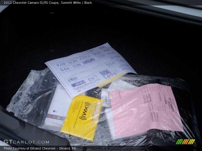 Summit White / Black 2011 Chevrolet Camaro SS/RS Coupe